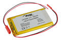 Akumulator; Li-Po; LP475085; 3,7V; 1550mAh; 4,7x50x85mm; Zabezpieczenie PCM; konektor+ gniazdo 2,54*2piny; AKYGA; RoHS