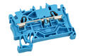 Złączka; na szynę DIN; 2002-1204; niebieski; sprężynowy; Push-in CAGE CLAMP®; 0,25÷4mm2; 24A; 800V; 1 tor; 2; na szynę DIN TS35; Wago; RoHS