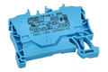 Connector; DIN rail mounted; 2002-1204; blue; spring; Push-in CAGE CLAMP®; 0,25÷4mm2; 24A; 800V; 1 way; 2; for TS35 DIN rail; Wago; RoHS Connector; DIN rail mounted; 2002-1204; blue; spring; Push-in CAGE CLAMP®; 0,25÷4mm2; 24A; 800V; 1 way; 2; for TS35 DIN rail; Wago; RoHS