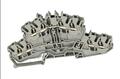 Złączka; na szynę DIN; 2-piętrowa; 2002-2401; szary; Push-in CAGE CLAMP®; sprężynowy; 0,25÷4mm2; 24A; 800V; 1 tor; 8; na szynę DIN TS35; Wago; RoHS