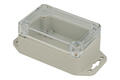 Enclosure; multipurpose; ZP90.60.40UJpH TM ABS-PC; polycarbonate; ABS; 90mm; 60mm; 40mm; IP65; light gray; with brass bushing; transparent lid; Kradex; RoHS Enclosure; multipurpose; ZP90.60.40UJpH TM ABS-PC; polycarbonate; ABS; 90mm; 60mm; 40mm; IP65; light gray; with brass bushing; transparent lid; Kradex; RoHS