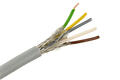 Wire; data transmission; Technotronik; LIYCY; 5x0,34mm2; stranded; Cu; gray; PVC; round; shielded; 300V; 200m reel; Technokabel; RoHS