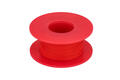 Wire; equipment; Kynar 50m; 1 core; solid; Cu; silver plated; 0,25mm; red; PVDF; kynar; max +135°C; 300V; 50m spool; Weiyang; RoHS