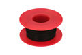 Wire; equipment; Kynar 50m; 1 core; solid; Cu; silver plated; 0,25mm; black; PVDF; kynar; max +135°C; 300V; 50m spool; Weiyang; RoHS