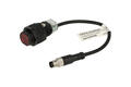 Czujnik; fotoelektryczny; PSM18-DV40P-WT; PNP; NO; odbiciowy; 100÷400mm; 10÷30V; DC; 100mA; cylindryczny plastikowy; fi 18mm; Akusense; RoHS