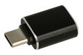 Adapter wtyk / gniazdo; USB A; USB C; Adapter OTG; biały; czarny; proste; plastik; RoHS