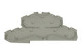 End cover; 2002-2491; grey; Wago; RoHS