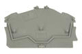 End cover; 2002-6391; grey; Wago; RoHS