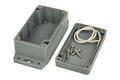 Enclosure; multipurpose; G308MF; ABS; 115mm; 65mm; 55mm; IP65; dark gray; mounting flange; Gainta; RoHS Enclosure; multipurpose; G308MF; ABS; 115mm; 65mm; 55mm; IP65; dark gray; mounting flange; Gainta; RoHS