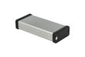 Obudowa; uniwersalna; HM1455C1202; aluminium; 120mm; 54mm; 23mm; IP54; naturalny; zaślepki czarne ABS; Hammond; RoHS Obudowa; uniwersalna; HM1455C1202; aluminium; 120mm; 54mm; 23mm; IP54; naturalny; zaślepki czarne ABS; Hammond; RoHS