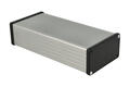Obudowa; uniwersalna; HM1455N2202; aluminium; 220mm; 103mm; 53mm; IP54; naturalny; zdejmowany panel; zaślepki czarne ABS; Hammond; RoHS