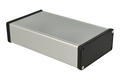Enclosure; multipurpose; HM1455Q2202; aluminum; 220mm; 125mm; 51,5mm; IP54; natural; black ABS ends; removable panel; Hammond; RoHS Enclosure; multipurpose; HM1455Q2202; aluminum; 220mm; 125mm; 51,5mm; IP54; natural; black ABS ends; removable panel; Hammond; RoHS