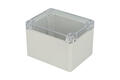 Enclosure; multipurpose; G221C; polycarbonate; 115mm; 90mm; 80mm; IP65; light gray; transparent lid; Gainta; RoHS Enclosure; multipurpose; G221C; polycarbonate; 115mm; 90mm; 80mm; IP65; light gray; transparent lid; Gainta; RoHS