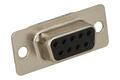 Socket; D-Sub; Canon 9p 302A10019X; 9 ways; for cable; solder; straight; stamped contacts; black; plastic; gold plated; screwed; Conec; RoHS Socket; D-Sub; Canon 9p 302A10019X; 9 ways; for cable; solder; straight; stamped contacts; black; plastic; gold plated; screwed; Conec; RoHS