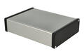 Enclosure; multipurpose; HM1455T2202; aluminum; 220mm; 165mm; 51,5mm; IP54; natural; removable panel; black ABS ends; Hammond; RoHS Enclosure; multipurpose; HM1455T2202; aluminum; 220mm; 165mm; 51,5mm; IP54; natural; removable panel; black ABS ends; Hammond; RoHS