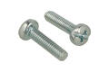 Screw; SKKM2510; M2,5; 10mm; 12mm; spherical; slotted; philips (+); galvanised steel; BN1435 Screw; SKKM2510; M2,5; 10mm; 12mm; spherical; slotted; philips (+); galvanised steel; BN1435
