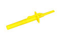 Test clip; 20.170.3; hook type; 4mm; yellow; 123mm; pluggable (4mm banana socket); 10A; 1000V; stainless steel; PA; Amass; RoHS Test clip; 20.170.3; hook type; 4mm; yellow; 123mm; pluggable (4mm banana socket); 10A; 1000V; stainless steel; PA; Amass; RoHS