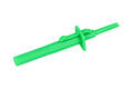 Test clip; 20.170.4; hook type; 4mm; green; 123mm; pluggable (4mm banana socket); 10A; 1000V; stainless steel; PA; Amass; RoHS Test clip; 20.170.4; hook type; 4mm; green; 123mm; pluggable (4mm banana socket); 10A; 1000V; stainless steel; PA; Amass; RoHS