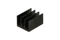 Radiator; DHU2; z otworem; czerniony; 20mm; żebrowany; 19K/W; 16mm; 12mm Radiator; DHU2; z otworem; czerniony; 20mm; żebrowany; 19K/W; 16mm; 12mm
