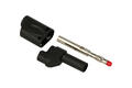 Wtyk bananowy; 4mm; 25.502.2; czarny; bezpieczny; 54mm; lutowany; wtykany (gniazdo bananowe 4mm); 32A; 1000V; mosiądz niklowany; PA; Amass; RoHS Wtyk bananowy; 4mm; 25.502.2; czarny; bezpieczny; 54mm; lutowany; wtykany (gniazdo bananowe 4mm); 32A; 1000V; mosiądz niklowany; PA; Amass; RoHS