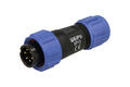 Plug; SP1310/P6I-N; 6 ways; solder; 0,75mm2; 4-6,5mm; SP13; for cable; IP68; 5A; 125V; Weipu; RoHS Plug; SP1310/P6I-N; 6 ways; solder; 0,75mm2; 4-6,5mm; SP13; for cable; IP68; 5A; 125V; Weipu; RoHS
