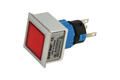 Switch; push button; LAS1-AWF-11/R; ON-(ON); red; LED 12V backlight; red; solder; 2 positions; 5A; 250V AC; 21x21mm; 40mm; Onpow Switch; push button; LAS1-AWF-11/R; ON-(ON); red; LED 12V backlight; red; solder; 2 positions; 5A; 250V AC; 21x21mm; 40mm; Onpow