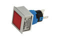 Switch; push button; LAS1-AWF-11Z/R; ON-ON; red; LED 12V backlight; red; solder; 2 positions; 5A; 250V AC; 21x21mm; 40mm; Onpow
