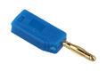 Banana plug; 2mm; 25.206.5; blue; 26,5mm; solder; pluggable (2mm banana socket); 10A; 60V; gold plated brass; PE; Amass; RoHS; 1.008.BL Banana plug; 2mm; 25.206.5; blue; 26,5mm; solder; pluggable (2mm banana socket); 10A; 60V; gold plated brass; PE; Amass; RoHS; 1.008.BL