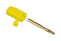 Wtyk bananowy; 2mm; 25.206.3; żółty; 26,5mm; wtykany (gniazdo bananowe 2mm); lutowany; 10A; 60V; mosiądz złocony; PE; Amass; RoHS; 1.008.Y Wtyk bananowy; 2mm; 25.206.3; żółty; 26,5mm; wtykany (gniazdo bananowe 2mm); lutowany; 10A; 60V; mosiądz złocony; PE; Amass; RoHS; 1.008.Y