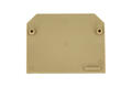 End cover; for DIN rail terminal blocks; MK2.5-D; yellow; Degson; RoHS End cover; for DIN rail terminal blocks; MK2.5-D; yellow; Degson; RoHS