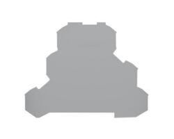 Pokrywa końcowa; 2002-3291; szary; Wago; RoHS