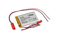 Akumulator; Li-Po; LP653454; 3,7V; 1400mAh; 6,5x34x54mm; Zabezpieczenie PCM; konektor+ gniazdo 2,54*2piny; AKYGA; RoHS
