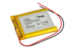Akumulator; Li-Po; LP785060; 3,7V; 2500mAh; 7,8x50x60mm; Zabezpieczenie PCM; z przewodem 150mm; AKYGA; RoHS