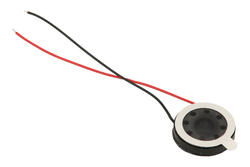 Loudspeaker; KLS3-ZSW01-15MM-8R0.5W-50MM; 1W; 8ohm; soldering pads; fi 15mm; KLS; RoHS