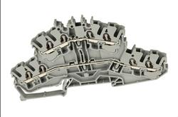 Złączka; na szynę DIN; 2-piętrowa; 2002-2401; szary; Push-in CAGE CLAMP®; sprężynowy; 0,25÷4mm2; 24A; 800V; 1 tor; 8; na szynę DIN TS35; Wago; RoHS