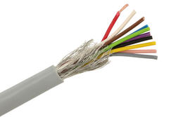 Przewód; do transmisji danych; Technotronik; LiYCY; 10x0,25mm2; linka; Cu; szary; PVC; okrągły; ekranowany; 300V; zwój 100m; Technokabel; RoHS