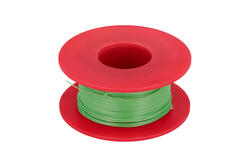 Wire; equipment; Kynar 50m; 1 core; solid; Cu; silver plated; 0,25mm; green; PVDF; kynar; max +135°C; 300V; 50m spool; Weiyang; RoHS Wire; equipment; Kynar 50m; 1 core; solid; Cu; silver plated; 0,25mm; green; PVDF; kynar; max +135°C; 300V; 50m spool; Weiyang; RoHS