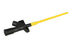 Chwytak pomiarowy; KLEPS2600 972 306 100; pazurkowy; 3mmm; czarny; 160,5mm; wtykany (gniazdo bananowe 4mm); 6A; 1000V; stal niklowana; PBT; Hirschmann; RoHS