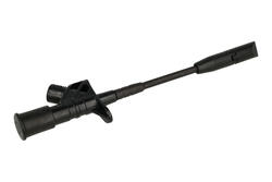 Chwytak pomiarowy; 20.168.2; igiełkowy; 6,6mm; czarny; 159mm; wtykany (gniazdo bananowe 4mm); 10A; 1000V; stal nierdzewna; PA; Amass; RoHS; 4.205
