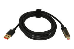 Przewód; USB; A-P-USB C-2M; wtyk USB-C; 2m; czarny; okrągły; RoHS Przewód; USB; A-P-USB C-2M; wtyk USB-C; 2m; czarny; okrągły; RoHS