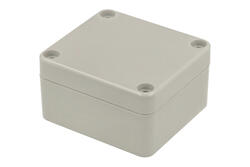 Enclosure; multipurpose; P201-IP68; polycarbonate; 64mm; 58mm; 35mm; IP68; light gray; Gainta; RoHS