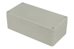 Obudowa; uniwersalna; P258-IP68; poliwęglan; 160mm; 80mm; 55mm; IP68; jasnoszary; Gainta; RoHS