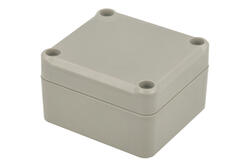 Enclosure; multipurpose; Z117J PS; PS; 63mm; 57mm; 37mm; IP65; light gray; Kradex; RoHS