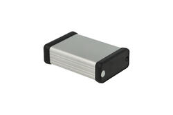 Obudowa; uniwersalna; HM1455C802; aluminium; 80mm; 54mm; 23mm; IP54; naturalny; zaślepki czarne ABS; Hammond; RoHS Obudowa; uniwersalna; HM1455C802; aluminium; 80mm; 54mm; 23mm; IP54; naturalny; zaślepki czarne ABS; Hammond; RoHS
