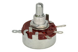 Potentiometer; shaft; single turn; mono; WTH118-1A 2W B2,2K; 2,2kohm; linear; 20%; 2W; axis diam.6,00mm; 20mm; metal; smooth; 270°; carbon film; solder Potentiometer; shaft; single turn; mono; WTH118-1A 2W B2,2K; 2,2kohm; linear; 20%; 2W; axis diam.6,00mm; 20mm; metal; smooth; 270°; carbon film; solder