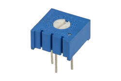 Potentiometer; mounting; single turn; horizontal; 3386P-102; 1kohm; linear; 10%; 0,5W; through-hole (THT); cermet; 3386; RoHS Potentiometer; mounting; single turn; horizontal; 3386P-102; 1kohm; linear; 10%; 0,5W; through-hole (THT); cermet; 3386; RoHS