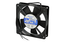 Fan; 12025B2HL; 120x120x25mm; ball bearing; 230V; AC; 19W; 112,2m3/h; 38dB; 90mA; 2200RPM; 2 wires; Maxair (Ya-Cool); RoHS
