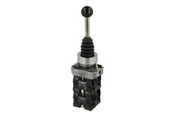 Przełącznik; joystick; LAY5-BMR214; ON-OFF+OFF-ON; 5 pozycji; bistabilny; na panel; 4 tory; IP55; YUMO; RoHS Przełącznik; joystick; LAY5-BMR214; ON-OFF+OFF-ON; 5 pozycji; bistabilny; na panel; 4 tory; IP55; YUMO; RoHS