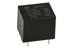 Relay; electromagnetic miniature; HF3FF-024-1ZST ( JQC); 24V; DC; SPDT; 10A; 277V AC; 10A; 28V DC; PCB trough hole; Hongfa; RoHS