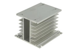 Radiator; H-110; do SSR 3-fazowych; z uchwytem TS35 na szynę DIN; z otworami; naturalny; 1,4K/W; 110mm; 100mm; 80mm; TriHero Radiator; H-110; do SSR 3-fazowych; z uchwytem TS35 na szynę DIN; z otworami; naturalny; 1,4K/W; 110mm; 100mm; 80mm; TriHero